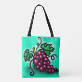 Trauben Totbeutel Tasche (Rückseite)