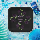 Trauben Traubenmotif Pappteller (Party)
