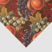 Trauben und Äpfel im Herbst - reichlich Ernte Seidenpapier (Ausschnitt)