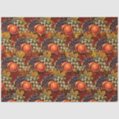 Trauben und Äpfel im Herbst - reichlich Ernte Seidenpapier (Vorderseite)