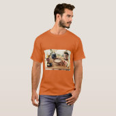 Trauben- und Bananen-Frühstücks-Tee T-Shirt (Vorne ganz)
