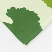 Trauben und Blätter Fleecedecke (Ecke)