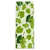 Trauben und Blätter Geschenktüte Für Weinflaschen (Rückseite)