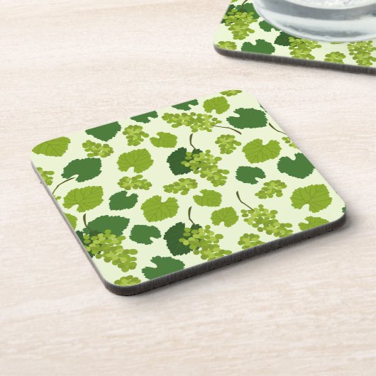 Trauben und Blätter Getränkeuntersetzer (Linke Seite)