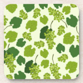 Trauben und Blätter Getränkeuntersetzer (Vorderseite)