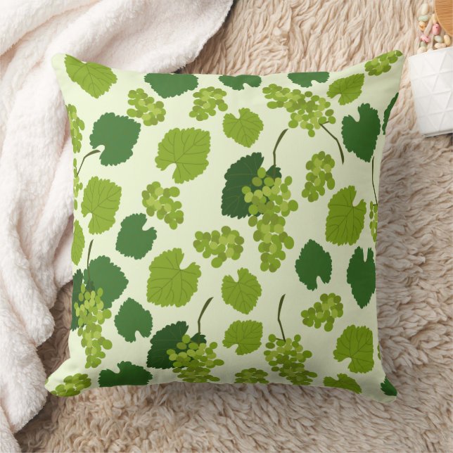 Trauben und Blätter Kissen (Decke)