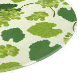 Trauben und Blätter Schneidebrett (Ecke)