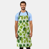 Trauben und Blätter Schürze (Getragen)