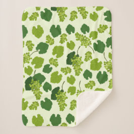 Trauben und Blätter Sherpadecke