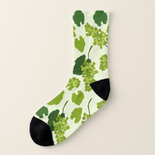 Trauben und Blätter Socken (Links - Außen)