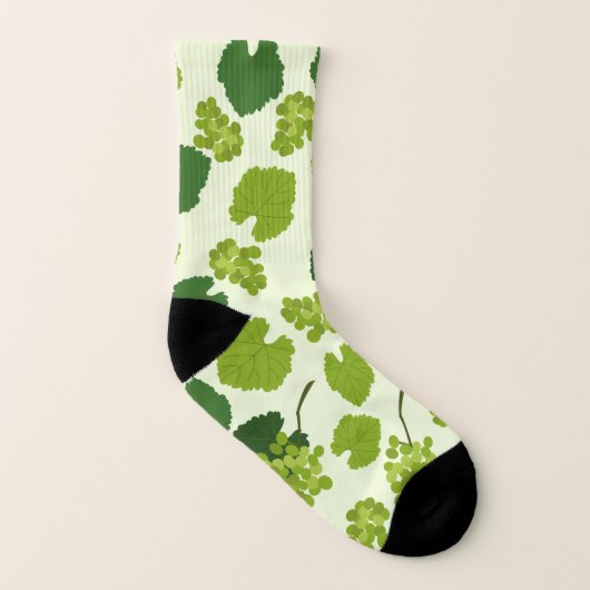 Trauben und Blätter Socken (Links - Innen)