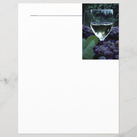 Trauben und Flyer (Vorne)