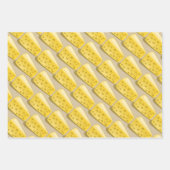 Trauben und Käse - Gourmet-Muster Geschenkpapier Set (Vorderseite 3)