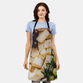 Trauben und Käse Schürze (Getragen)