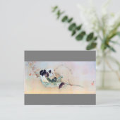 Trauben und Maus, Watanabe Seitei Postkarte (Stehend Vorderseite)