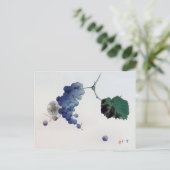 Trauben und Maus, Watanabe Seitei Postkarte (Stehend Vorderseite)