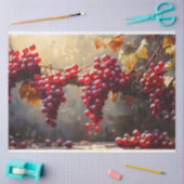 Trauben und Ölgemälde für Weintrauben Seidenpapier (Basteln)