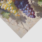 Trauben und Reben Wasserfarben Seidenpapier (Ausschnitt)