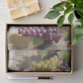 Trauben und Reben Wasserfarben Seidenpapier (Geschenk)