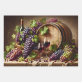 Trauben und Stillleben Geschenkpapier Set (Vorderseite 3)