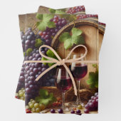 Trauben und Stillleben Geschenkpapier Set (Beispiel)