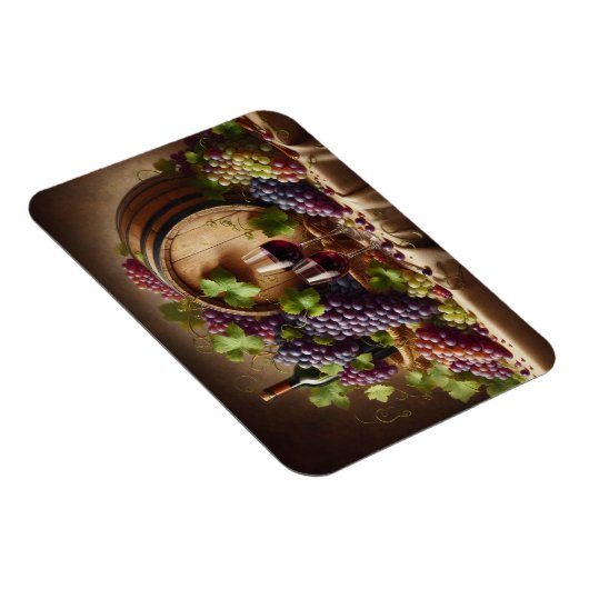 Trauben und Stillleben Magnet (Rechte Seite)