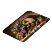 Trauben und Stillleben Magnet (Linke Seite)