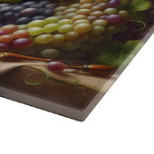 Trauben und Stillleben Schneidebrett (Ecke)