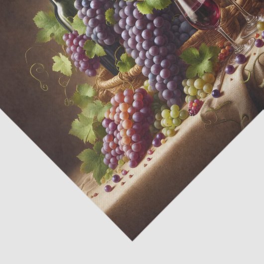 Trauben und Stillleben Seidenpapier (Ausschnitt)