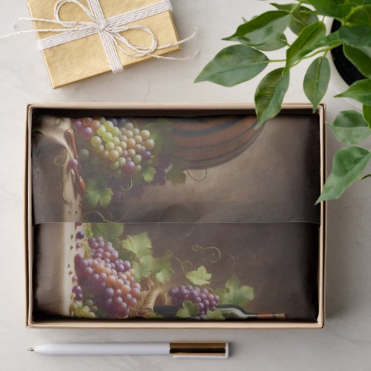 Trauben und Stillleben Seidenpapier (Geschenk)