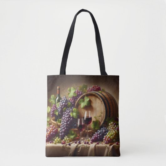 Trauben und Stillleben Tasche (Vorderseite)