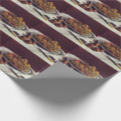 Trauben und Walnüsse auf einem Tisch Sisley Impres Geschenkpapier (Ecke)