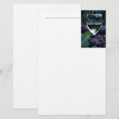 Trauben und Wein-Briefpapier Briefpapier (Vorne/Hinten)
