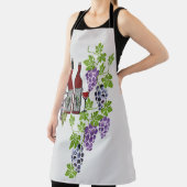 Trauben und Wein Schürze (InSitu)