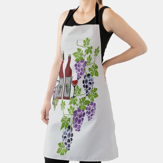 Trauben und Wein Schürze (InSitu)