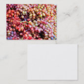 Trauben und Wein-Visitenkarte Visitenkarte (Vorne/Hinten)