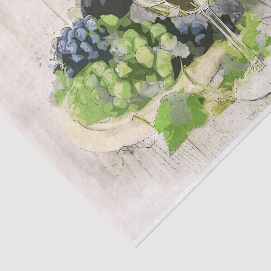 Trauben und Weinpapier Seidenpapier (Ausschnitt)