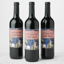 Trauben und Weinstein 50. Geburtstag