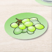 Trauben Untersetzer aus Pappe (Angewinkelt)