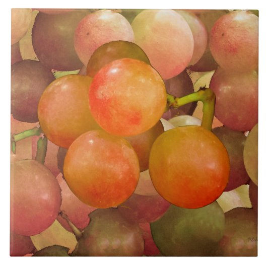 Trauben Unwrathed… Fliese (Vorderseite)