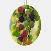 Trauben vieler Farben Keramik Ornament (Rechts)
