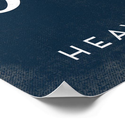 Trauben Vintages Fruchtetikett Poster (Ecke)