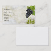 Trauben-Visitenkarte Visitenkarte (Vorne/Hinten)