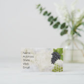 Trauben-Visitenkarte Visitenkarte (Stehend Vorderseite)