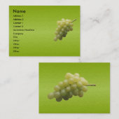 Trauben-Visitenkarte Visitenkarte (Vorne/Hinten)