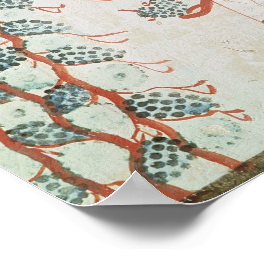 Trauben vom Grab von Nakht pflücken Poster (Ecke)