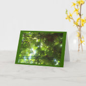 Trauben von Patience w Border Karte (Gelbe Blume)