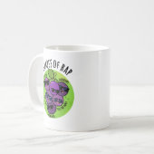 Trauben von Rap Funny Fruit Pun Kaffeetasse (Vorderseite Links)