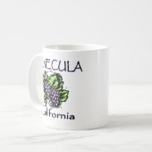 Trauben von Temecula Kaffeetasse (Vorderseite Links)