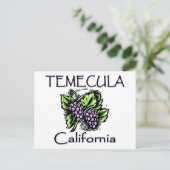 Trauben von Temecula Postkarte (Stehend Vorderseite)